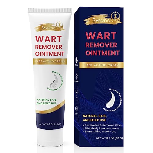 Maximum Strength Fast Acting Wart Cream - Wart Cream with Salicylic Acid - Fast-Acting Wart Ointment, Wart Cream for Warts, Plantar Wart, Genital Warts, Common Wart, Corn - Wart Remover Freeze Off
