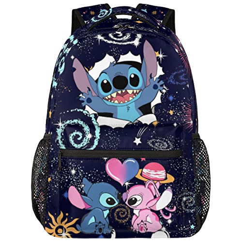 Cartoon Backpack 17 Inches Casual Sports Bag Waterproof Travel Laptop Backpack