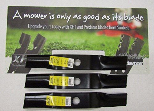 XHT 3 USA Blades for KUBOTA K5583-34340 K558334340 Z723 & Z724 with 48' Decks