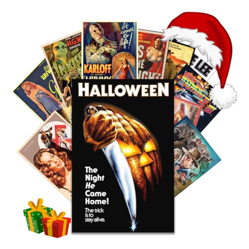 HK Studio Vintage Movie Posters Aesthetic - Classic Movie Theater Decor 8' x 12' Pack 12