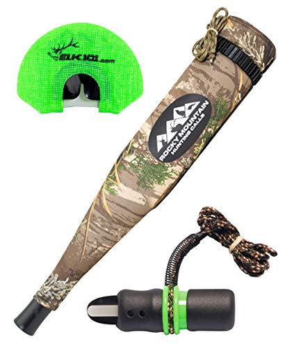Rocky Mountain Hunting Calls C6 Elk101 Signature Series Complete Calling System: All-Star Diaphragm Elk Call, Temptress Open Reed Cow Call, and Bully Bull Extreme Grunt Tube