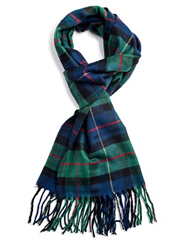 VERONZ Soft Classic Cashmere Feel Winter Scarf, Holiday Tartan