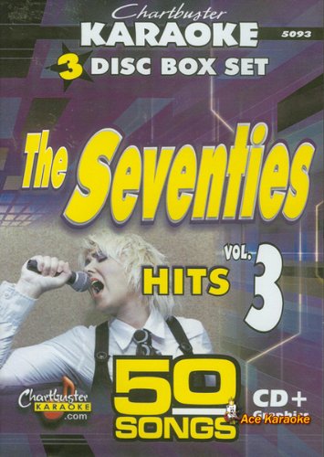 Chartbuster Karaoke CDG 3 Disc Box Set 5093 - The Seventies Hits Vol. 3