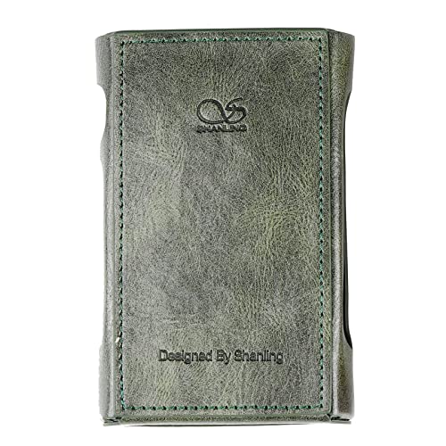SHANLING M3 Ultra Leather Case,SHANLING M3 Ultra Digital Audio Player Special Protective Case,PU Leather Material,Corrosion Resistance Heat Dissipation (Green)