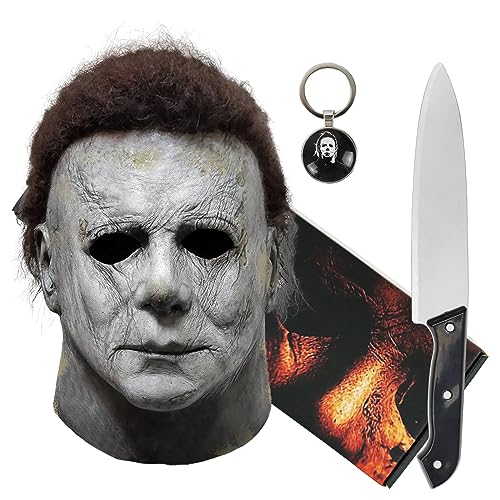 Lucasou Halloween Mask Original Adult Scary Mask 2018 Halloween L atex Mask For Cosplay Prom Halloween Costume(2018-grey2)