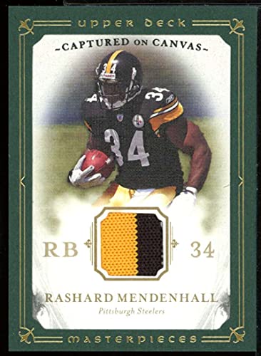 Rashard Mendenhall Card 2008 UD Masterpieces Captured on Canvas Jerseys #CC55