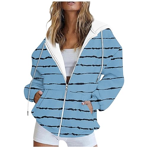 FlekmanArt Women Pullover Graphic Basic Hoodie Comfy Pink Crewneck Sweatshirt Sports Oversize Sweatshirt Travel Womens Sweatshirts and Hoodies（3-Sky Blue，X-Large）