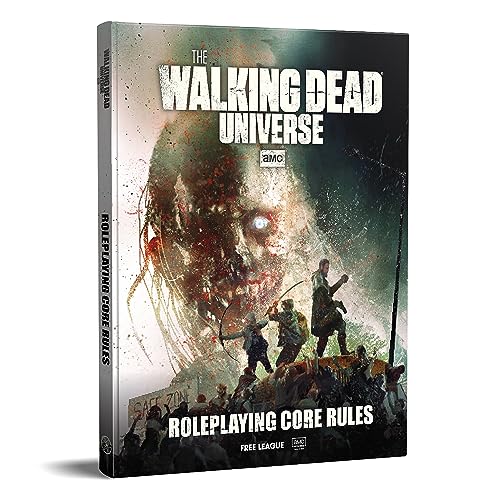 Free League Publishing The Walking Dead Universe RPG Core Rules - Hardback RPG Book, Horror Roleplaying, Free League Publishing