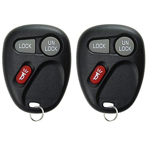 KeylessOption Keyless Entry Remote Control Car Key Fob Replacement for 15732803 (Pack of 2)