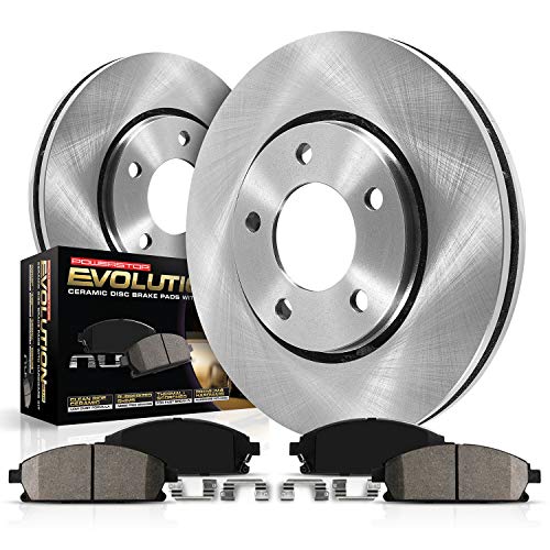 Power Stop KOE1043 Autospecialty Front Replacement Brake Kit-OE Brake Rotors & Ceramic Brake Pads [Application Specific]