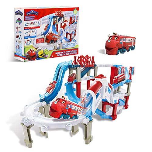 Chuggington Motorized Track Adventures with Motorized T.A.G. (Touch and Go) Wilson, 3.75' Motorized Toy Train Included, Train Set Toys for 3 4 5 6 7 8 Year Old Boys Girls, Gifts for Easter Birthday