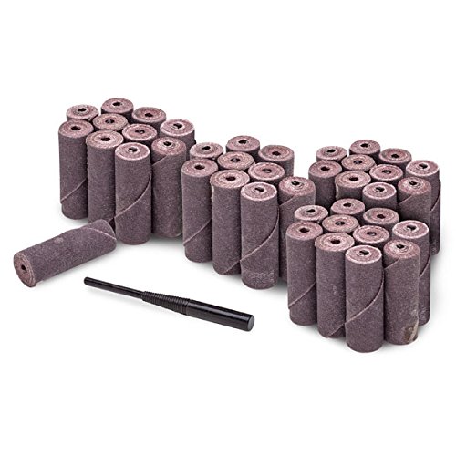 Eastwood 40 Pieces Polishing Grinding Wheels Abrasive Cylinder Grinding Head Tight Spot Kit with Cylinder