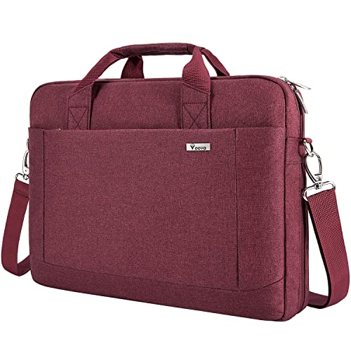 Voova 17 17.3 Inch Laptop Bag Briefcase, Expandable Multi-function Shoulder Messenger Bag, Waterproof Computer Carrying Case with Organizer Pocket for Men Women, Business Travel College School