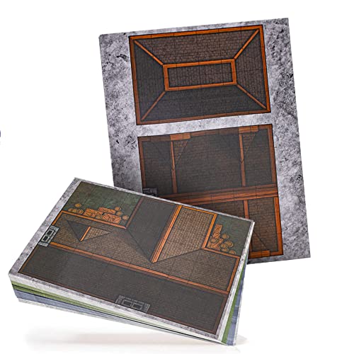 Dungeon Craft: Buildings Pack 2D Terrain Set ttrpg