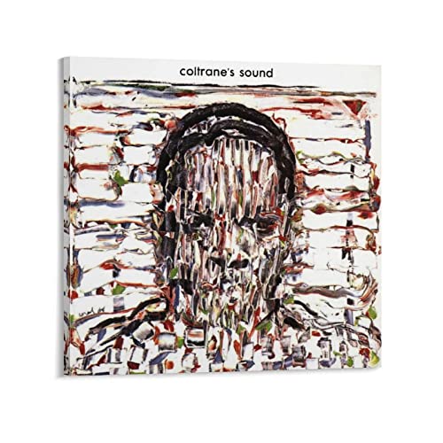 MALOOS John Coltrane Coltrane's Sound Canvas Poster Wall Decorative Art Painting Living Room Bedroom Decoration Gift Frame-style20x20inch(50x50cm)