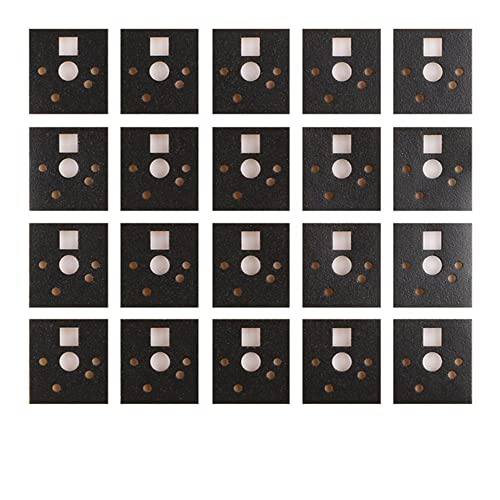 120 Pieces Mechanical Keyboard Switch Shaft Pads Sticker Noise Sound Reduction Foam Stickers Insulation Film for Switch Stabilizer Noise Dampener Insulation Film (PE)