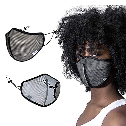 [ADULT ORIGINAL_MESH BLACK]Cloud Nano Airflow Breathable Comfortable Adjustable Sports/Leisure/Travel Mask for Unisex/Men/Women