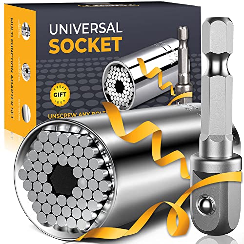 Universal Socket Tools Gifts for Men, Dad Gifts, Stocking Stuffers Mens Gifts Christmas Gifts for Men Him Dad Boyfriend Father Husband Mechanic Tools for Men Who Have Evreything Cool Stuff Gadgets