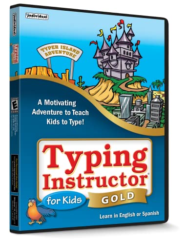 Typing Instructor for Kids Gold - Typing Training for Kids to Learn to Type or Improve their Typing Skills - Teaches Keyboard Basics Following One of 10+ Skill & Age-Appropriate Typing Plans – CD/PC
