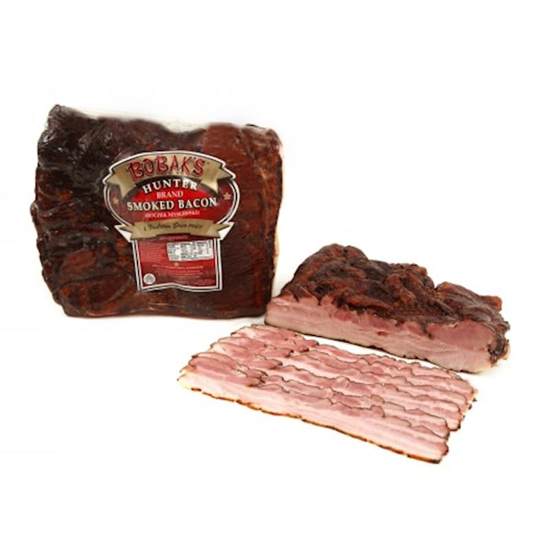 Bobak's HUNTER Smoked Bacon 3.5lb: Premium Quality, Rich Flavor, Perfect for Breakfast, Sandwiches, and Recipes - Savor the Taste!