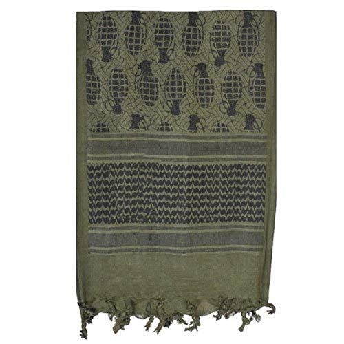 Fox Outdoor Products Tactical Shemagh, Grenade Olive Drab/Black