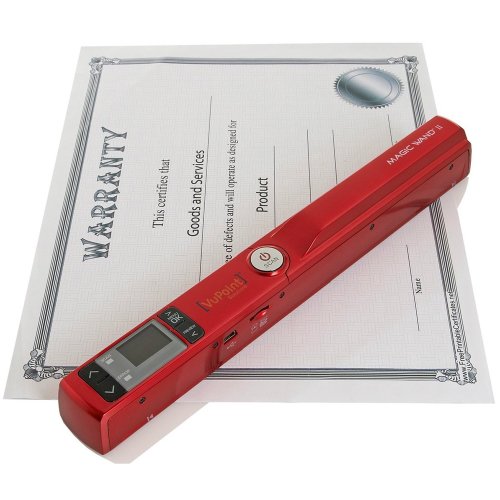 Vupoint Solutions Magic Wand 2 Portable Scanner (PDS-ST441R-VP) - RED
