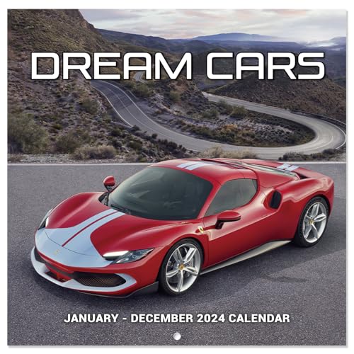 2024 Wall Calendar - Cars Calendar 2024, January 2024 to December 2024, 11.8'' x 11.8'' 12 Monthly Wall Calendar 2024 for Home, Office