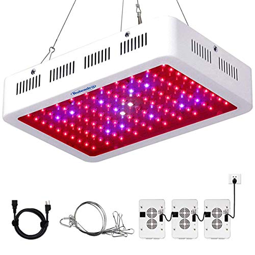 Roleadro Grow Light, 1000W LED Grow Light Full Spectrum Series Plant Light for Indoor Plants with IR for Greenhouse, Hydroponics, Seedlings, Veg and Flower