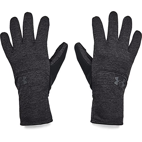 Under Armour Mens Storm Fleece Gloves , Black (001)/Pitch Gray , Medium