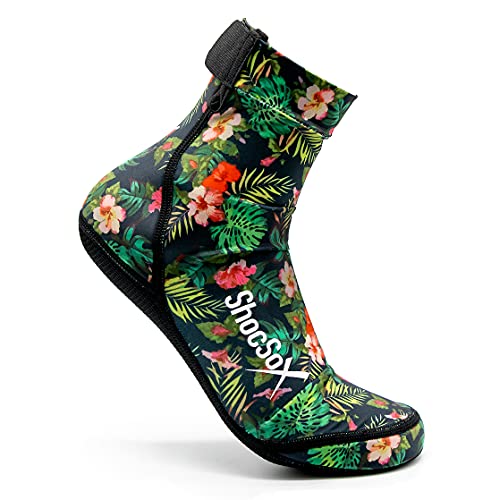 Beach Volleyball Socks - Sand Soccer Socks - Socks for all Sand Activities (Aloha, Medium)