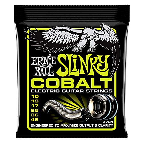 Ernie Ball Regular Slinky Cobalt Electric Guitar Strings - 10-46 Gauge
