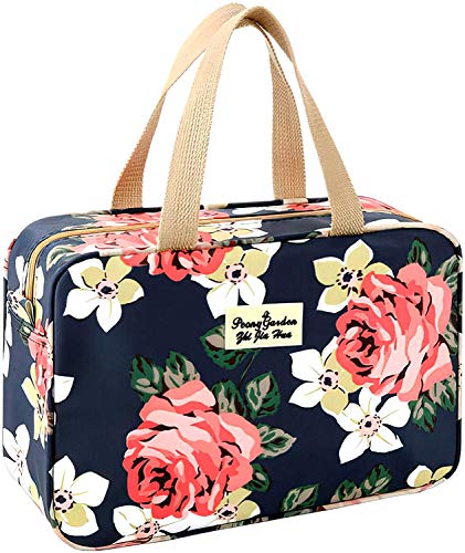 Hjkiopc Large Makeup Bag Toiletry Bag for Women Make Up Bag Cosmetic Bag Toiletries Bag Brush Bags for Traveling