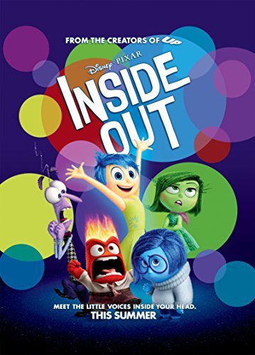 Inside Out - Movie Poster 24 x 36 , Glossy Finish (Thick): Joy, Fear, Anger, Disgust, Sadness by WMG