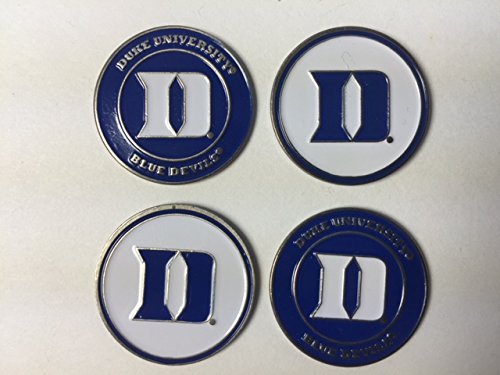 Duke Blue Devils Golf Ball Markers 4-Pack