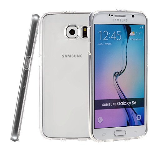 technext020 Galaxy S6 Clear Case, Galaxy S6 Case Silicone Protective Back Cover Slim Fit Samsung Galaxy S6 Bumper