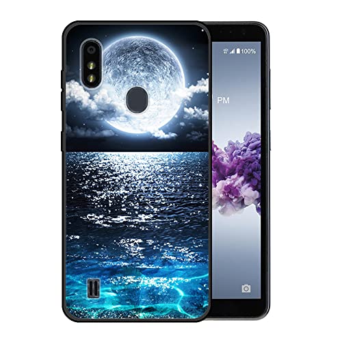 GZhuoNan Case for ZTE Blade A3 Prime Phone Case ZTE Blade A3Y Soft Silicone Phone Cover (Sea Moon)