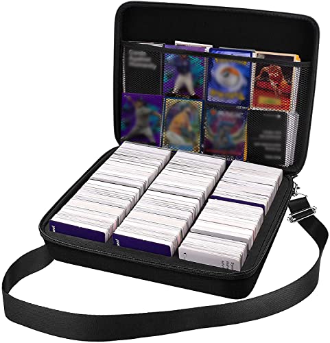 ALKOO 2000+ Card Game Case Holder Compatible with Cards Against Humanity/for Magic The Gathering Board Game Cards & Expansions, for C.A.H/for MTG/Deck Box for Yugioh (Black)