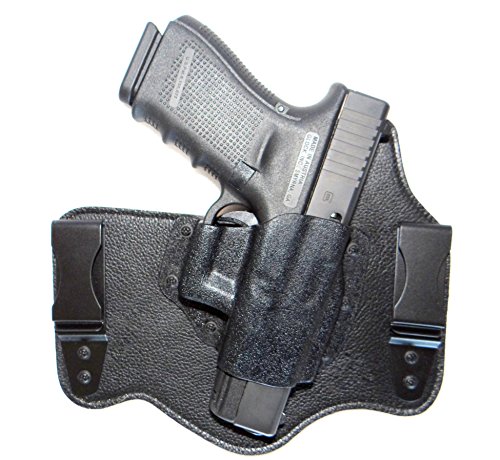 DTOM Ultimate Tuck IWB (Inside The Waistband) Hybrid Holster - RH, Black, fits Glk 17, 19, 26, 22, 23, 27