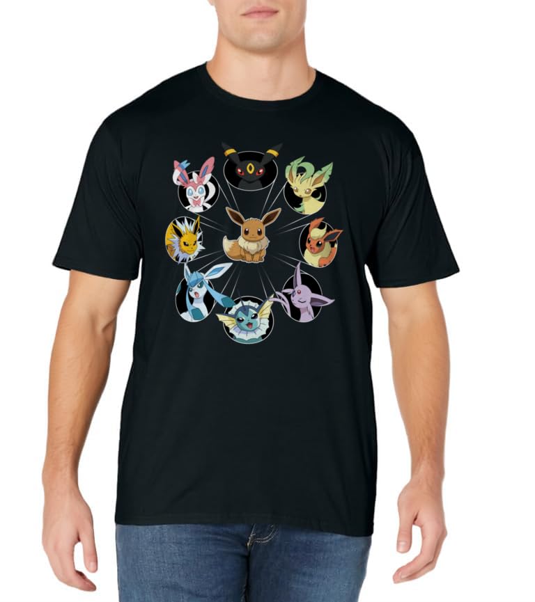 Pokémon - Eevee Evolution Circle T-Shirt