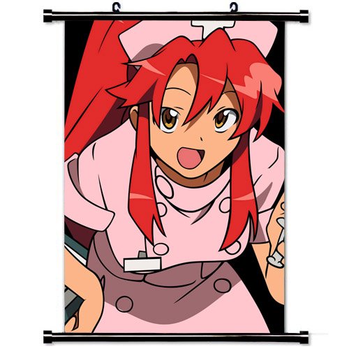 Home Decor Japanese Anime Art Cosplay Poster with Yoko Littner Tengen Toppa Gurren Lagann Anime (1) Wall Scroll Poster Fabric Painting 23.6 X 35.4 Inch (60cm X 90 cm)