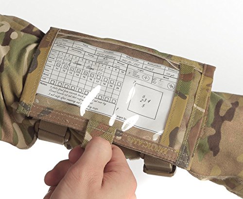 Raine Tactical Gear - Shooters Armband Sleeve - Tactical Gear - Tactical QB Sleeve - Wrist Sleeve - Shooting Range Accessories - Wrist Map Holder - Military Arm Pouch - Multicam