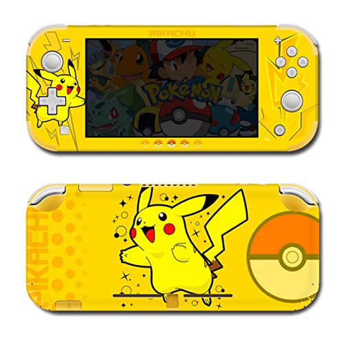 TIKOdirect Switch Lite Skin Sticker Compatible with Nintendo Switch Lite, Pretty Pattern Full Wrap Skin Protective Film Sticker, Yellow