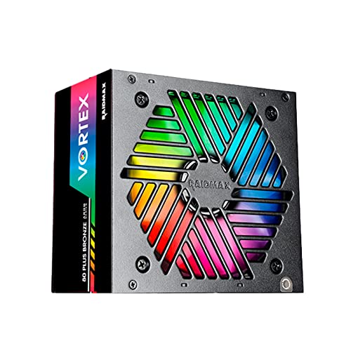 RAIDMAX V Series RGB Light 700W ATX 12V v2.3 / EPS 12V SLI Ready Crossfire Ready 80 Plus Bronze Certified with RGB Power Supply (700W RGB Version)
