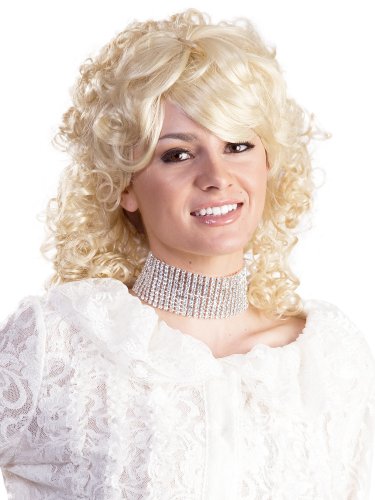 Dolly Parton Country Singer Women's 1980s Enigma Costume Wig - Blonde, One Size