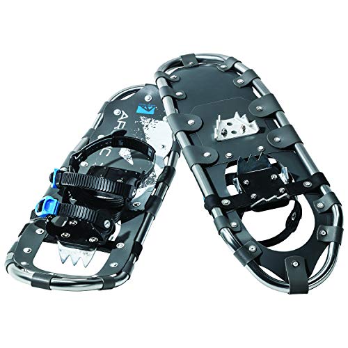 Franklin Sports Snowshoes for Men and Women - Lightweight Aluminum Snowshoes for Adults - Easy to Use Adjustable Snowshoes - Carry Bag Included - 36'