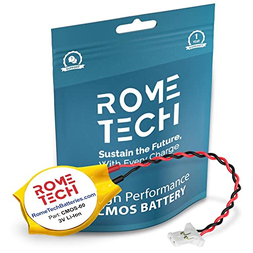 Rome Tech BIOS CMOS RTC Battery for Dell Alienware Alpha & Alienware Steam Machine Desktop Yellow Light Fix - CR2032CL-23-2