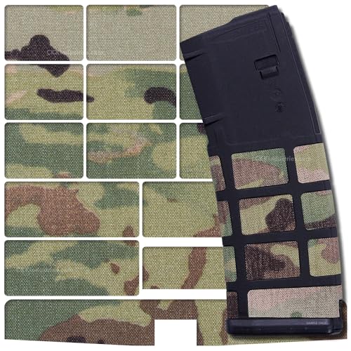HolsterSmith EDC Wrap - PMAG Magazine Wrap - Cordura (500D) - (Compatible with Multicam) - Adhesive Fabric Wrap for PMAG Magazines - PMAG Grip Enhancement Fillers