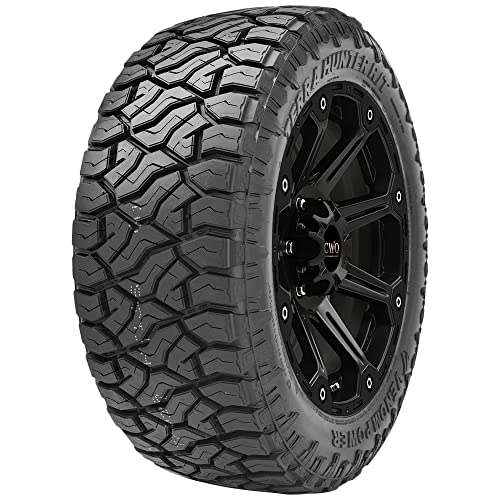 Venom Power Terra Hunter R/T+ R/T All-Terrain Mud Off-Road Light Truck Radial Tire-33X12.50R20LT 33X12.50X20 33X12.50-20 114Q Load Range E LRE 10-Ply BSW Black Side Wall