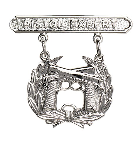 Marlow White USMC Pistol Expert badge