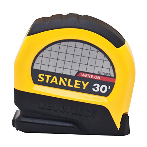 Stanley STHT30830 Lever Lock Tape Rule, 30' x 1'